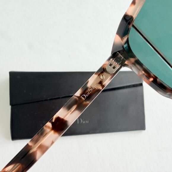 Christian DiorStep F Havana Pink Mirror Wayferer Sunglasses 3Y6/R2 Luxury $540